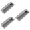 3Pcs Versatile Grey Plastic Window Handles for Balcony Glass Doors 9