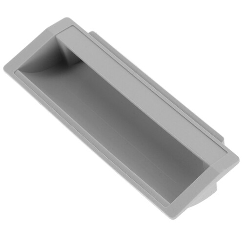 3Pcs Versatile Grey Plastic Window Handles for Balcony Glass Doors 2