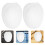12Pcs Nylon Paint Strainer Bags Fine Mesh Drawstring White for Storage 9