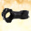 3Pcs High-Strength Aluminum Bar Riser for Bicycle Handlebar Black 11