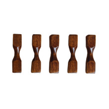 Set Of 2 Chopstick Rests Porcelain Mold Creative Wooden Holder