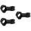 3Pcs High-Strength Aluminum Bar Riser for Bicycle Handlebar Black 7