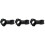 3Pcs High-Strength Aluminum Bar Riser for Bicycle Handlebar Black 4