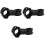 3Pcs High-Strength Aluminum Bar Riser for Bicycle Handlebar Black 3
