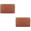2Pcs Light Brown Waterproof Laptop Bag Durable Tote 6
