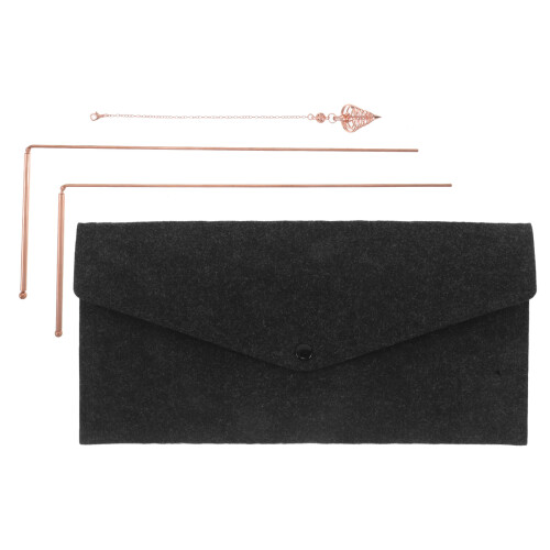 4Sets Advanced Brass Dowsing Rod Set for Home Ghost and Gold Detection 2