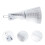 2 Sets Eyebrow Templates Shaping Stencils Drawing Cards White 8