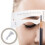 2 Sets Eyebrow Templates Shaping Stencils Drawing Cards White 9