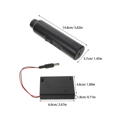 Black Rechargeable Portable Egg Light High Intensity LED Tester 2