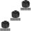 90Pcs Black PP Dispensing Needle Tip Caps Secure Syringe End Caps 7