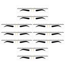 10 Stks Vrouwen Wenkbrauw Liniaal Make-up Vormgever
