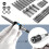 34Pcs Ratchet Screwdriver Batch Combination Plum Triangle Special-Shaped Screwdriver Home Set Box 5