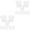 200Pcs White Mesh Hydroponic Net Pots Plastic Garden Planting Cups 4