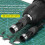 6Pcs Hollow Punch Set Drill Bits -Leather Hole Punch Tool Flexible Drill Bit Extension Hexagonal Handle Drill Bit Set 5