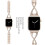Πολυτελές λουράκι Apple Watch από ανοξείδωτο ατσάλι, για γυναίκες: Εύκολη εγκατάσταση 5