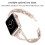 Πολυτελές λουράκι Apple Watch από ανοξείδωτο ατσάλι, για γυναίκες: Εύκολη εγκατάσταση 4