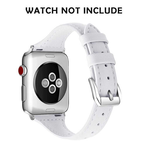 Συμβατό λουράκι Apple Watch, γνήσιο δέρμα, μοντέρνος σχεδιασμός, άνετη εφαρμογή για Apple 1