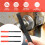 Thread File High Hardness Thread Restorer File Portable Multipurpose Metric Thread Repair File for Stud Bolt Screw Pipe 6
