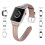 Συμβατό λουράκι Apple Watch, γνήσιο δέρμα, μοντέρνος σχεδιασμός, άνετη εφαρμογή για Apple 4