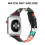 Συμβατό λουράκι Apple Watch, γνήσιο δέρμα, μοντέρνος σχεδιασμός, άνετη εφαρμογή για Apple 2