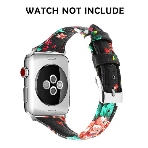 Συμβατό λουράκι Apple Watch, γνήσιο δέρμα, μοντέρνος σχεδιασμός, άνετη εφαρμογή για Apple 1