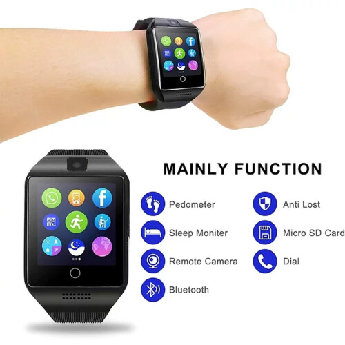 Bluetooth Support Programmable Watch, Android Smart Watch With Stainless Steel Case And 3-axis Acceleration Sensor For Daily Life Waterproof Usage 2