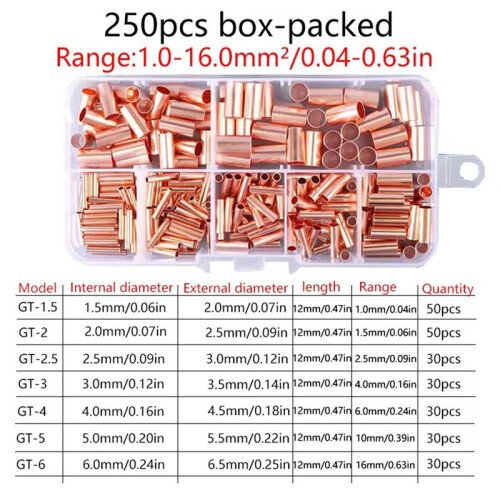 250pcs Multi-Function  Electric Terminal Crimping Pliers with Wire Stripping Cutting Hand Crimping Tool 1