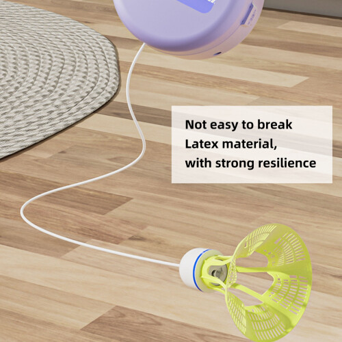 Adjustable Indoor Badminton Trainer with Light, 800mAh Batteries 2