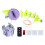 Adjustable Indoor Badminton Trainer with Light, 800mAh Batteries 2