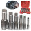 6 Pcs NPT Pipe Tap Set Threading Plumbing NPT Tap Set with Storage Case Thread Tapping Tool Kit 2