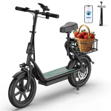 AOVOPRO ESBS 14"Commuter Electric Scooter with seat Up to 25 Miles 20km/h VIP