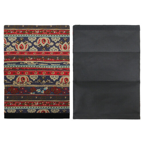Faltbarer Kartenhalter aus Ethnischem Polyester 25,5x13x10cm