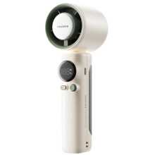 Portable Handheld Fan with Digital Display, 100Speed Control, 8 m/s Wind, USB Rechargeable 4000mAh