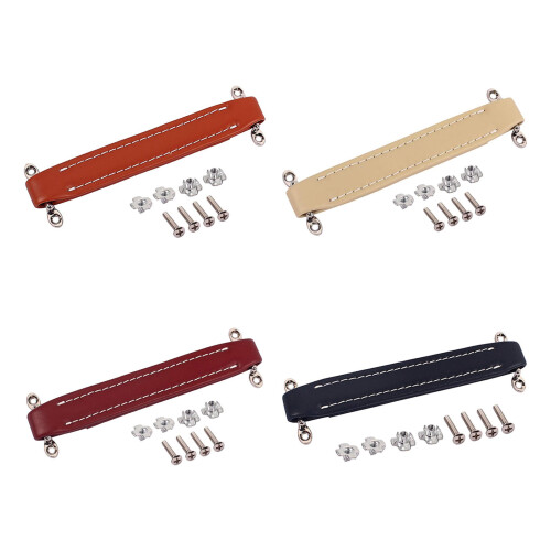 Guitar Amplifier PU Leather Handle Quick Install Guitar-brown 1