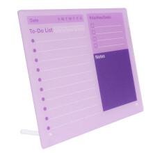 Whiteboard-Planer - Acryl 11,8 x 9,8 Zoll - Lila