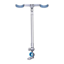 Detachable Holder Portable Telescopic Boats Fishing Rod-silver