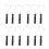 12pcs 4 Inch Steel Plastic Handle Paint Roller Frame Wall House Renovation 3