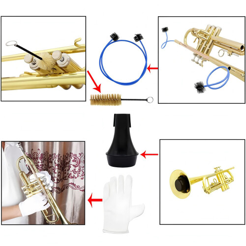 Professional Brass Instrument Cleaning With Detachable Stand 2