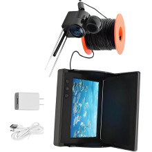 Underwater Fishing Camera with 5in Sunshade Screen, 195 Wide Angle, 30m Cable, Night Vision