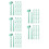 100Pièces Outils Excavation PVC Vert Clair Kit Exploration Enfants 7