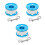 3Pièces Finger Reel Durable En Aluminium Ciel 8