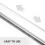 2Pièces Support Notes Aluminium Argenté Organiseur Commandes Cuisine 8