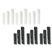 Set Of 2 Ruler With Inches And Centimeters Loose-Leaf Bookmark Light