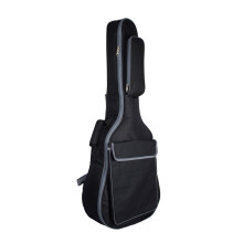 2Pcs Black Guitar Case Cover Double Straps Pad Thick Padding Bag