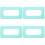 4Pcs Sky-Blue Paddle Fin Box Repairing Patch PVC Surfboard Accessory 7