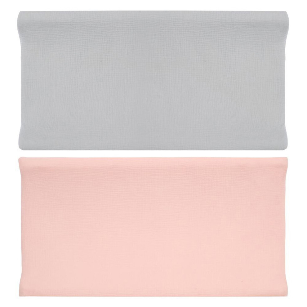 4Pcs Breathable Cotton Changing Pad Covers Assorted Color For Baby Totority