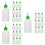 30pcs Needle Tip Squeeze Bottles Precision Tip Applicator For Glue Oil Dispensing 9