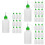 30pcs Needle Tip Squeeze Bottles Precision Tip Applicator For Glue Oil Dispensing 8