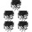 2500Pcs Black Rubber Protective Caps for Bolts Screw Covers Dome Ends 6