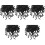 2500Pcs Black Rubber Protective Caps for Bolts Screw Covers Dome Ends 3